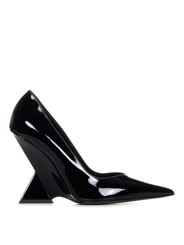 The Attico: Escarpins - Chaussures À Talon - Noir