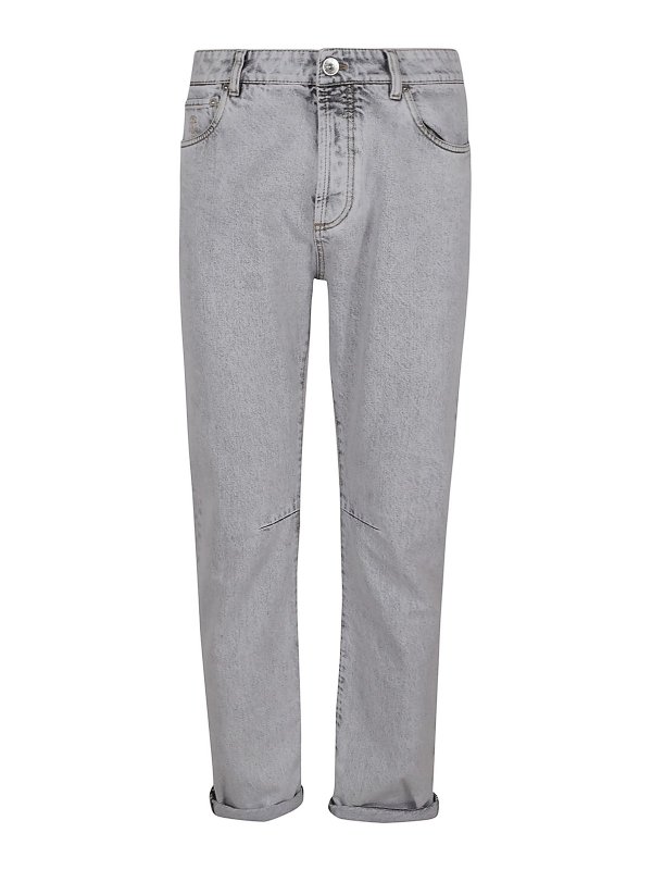 BRUNELLO CUCINELLI: Jeans Rectos - Vaqueros Rectos - Denim