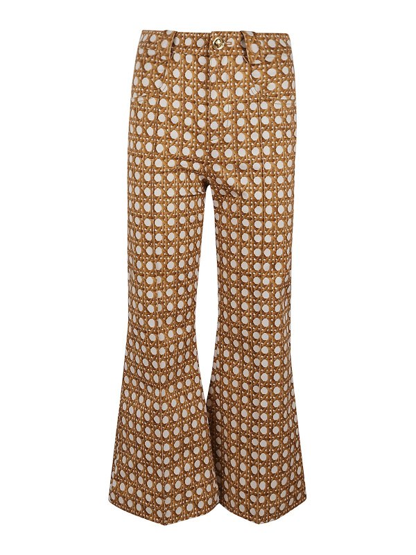 GIAMBATTISTA VALLI | Boucle Trouser | Women | Gold | Flannels Fashion  Ireland