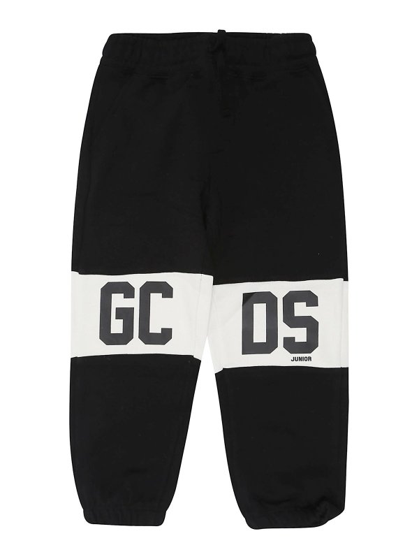 GCDS: スウェットパンツ - トラックスーツ ボトムス - 黒