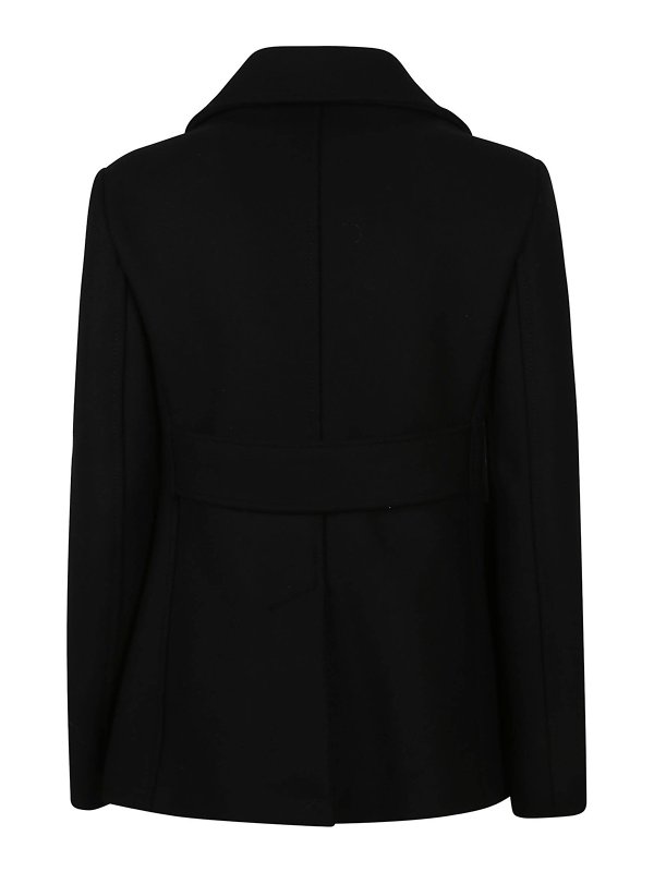 VALENTINO RED: short coats online - Double cashmere pea coat