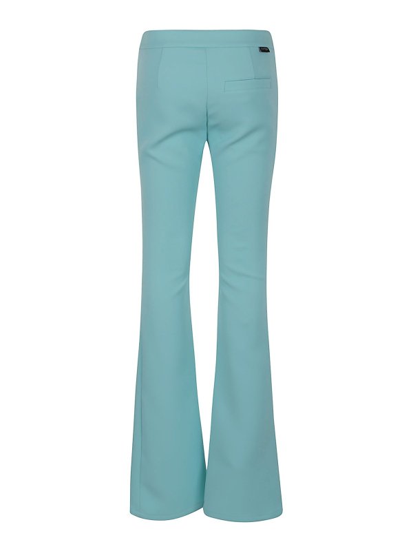 Courreges: casual trousers online - Twill corolla pants