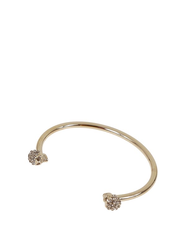 ALEXANDER MCQUEEN: Bracelets & Bangles - Thin skull bracelet