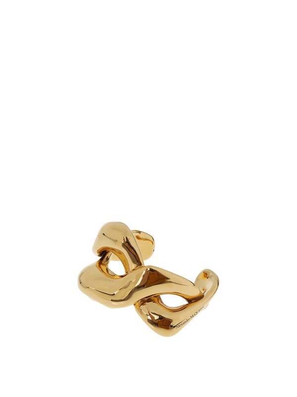 ALEXANDER MCQUEEN: Bracelets & Bangles - Twisted cuff