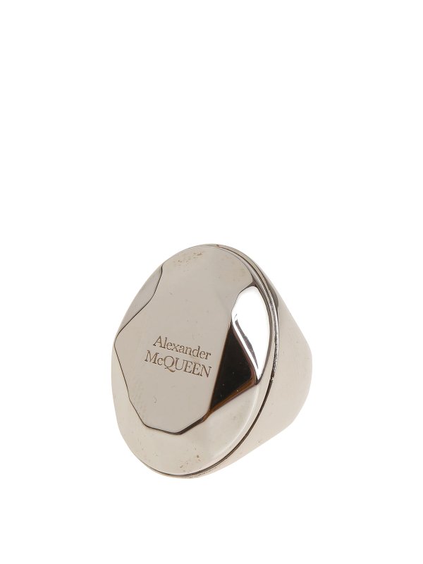 ALEXANDER MCQUEEN: Rings - Faceted stone ring