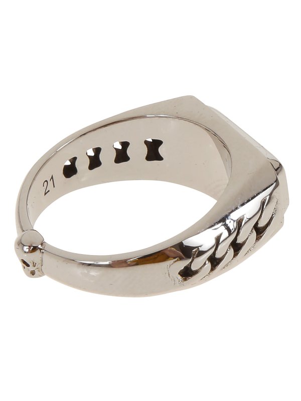 ALEXANDER MCQUEEN: Rings online - Chain signet ring