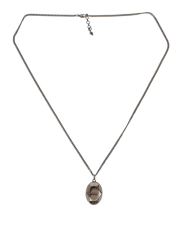 ALEXANDER MCQUEEN: Necklaces & Chokers - Faceted stone necklace