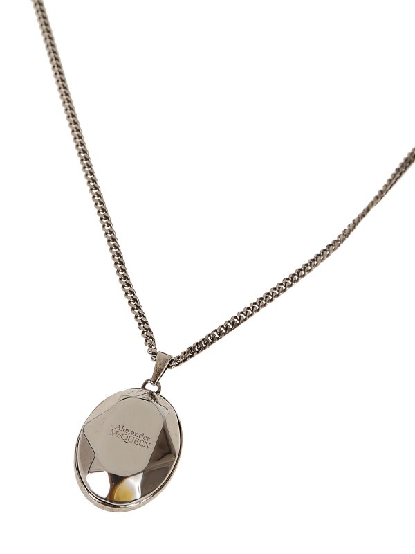 ALEXANDER MCQUEEN: Necklaces & Chokers online - Faceted stone necklace