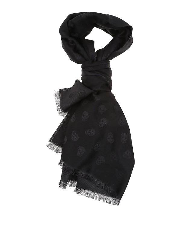 ALEXANDER MCQUEEN: スカーフ - スカーフ - 黒