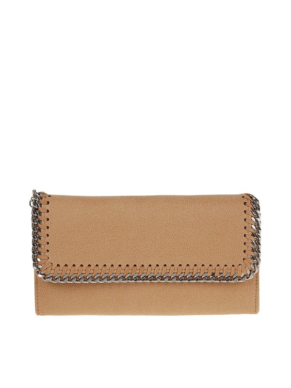 STELLA McCARTNEY: 財布＆ポーチ - 財布 - ベージュ