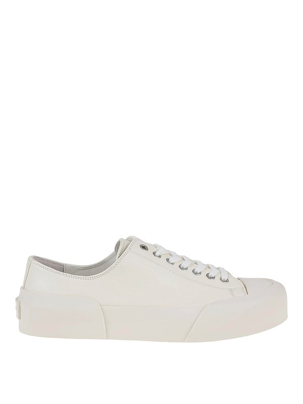 JIL SANDER: Chaussures de sport - Baskets - Blanc