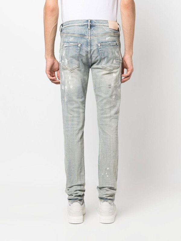 ストレートジーンズ - ライトウォッシュ shop online: PURPLE BRAND