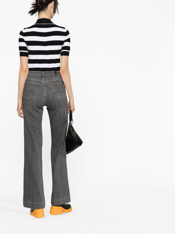 The Best Shops 7 FOR ALL MANKIND: ストレートジーンズ - ストレートジーンズ - グレー