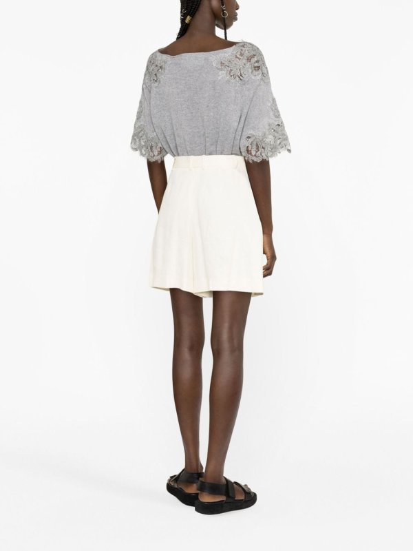 The Best Shops ERMANNO SCERVINO: Sweatshirts und Pullover - Sweatshirt - Hellgrau