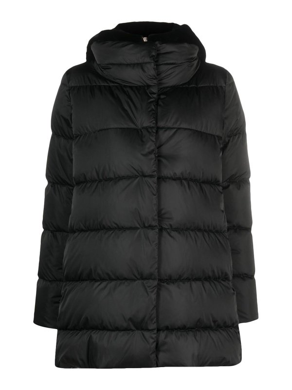 HERNO: padded jackets - `a-shape` padded jacket