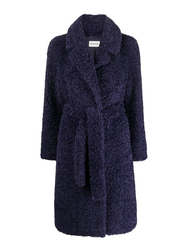 P.A.R.O.S.H.: 毛皮＆シアリングコート - 毛皮/ムートンコート - 紫