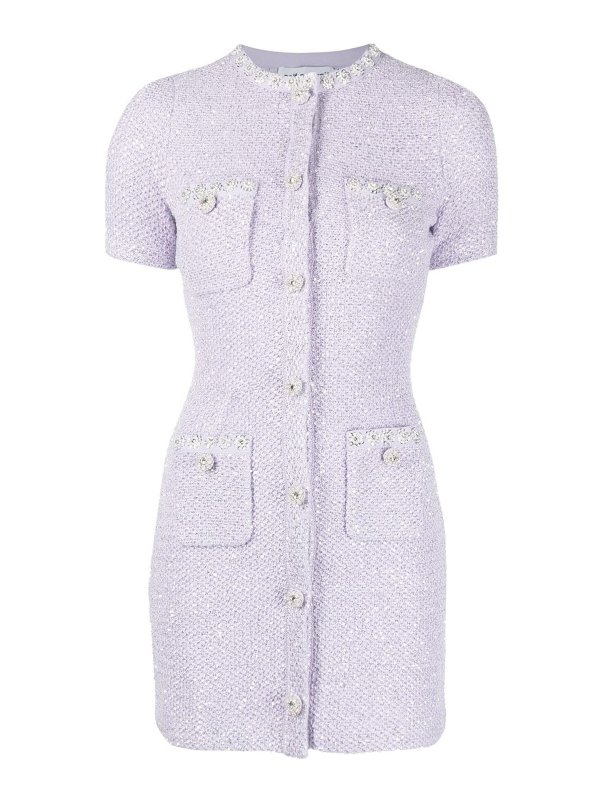 Self Portrait: Robes courtes - Robe Courte - Violet