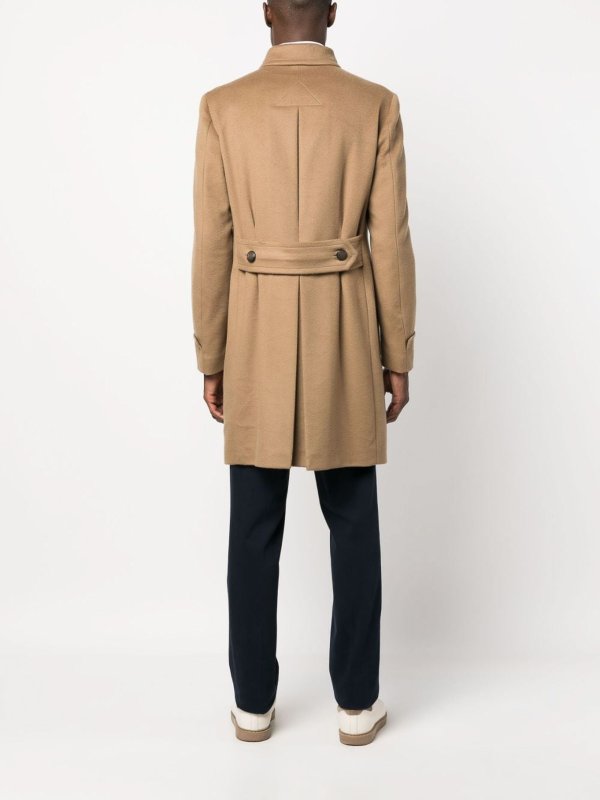 `bruce` double-breasted coat shop online: TAGLIATORE