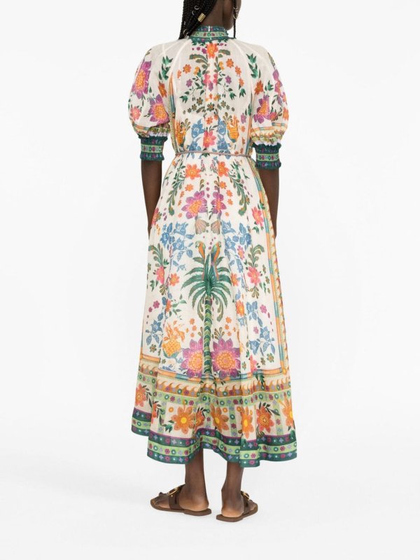 The Best Shops ZIMMERMANN: Maxi Robe - Multicolore