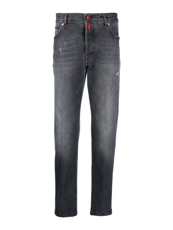 KITON: straight leg jeans - Jeans