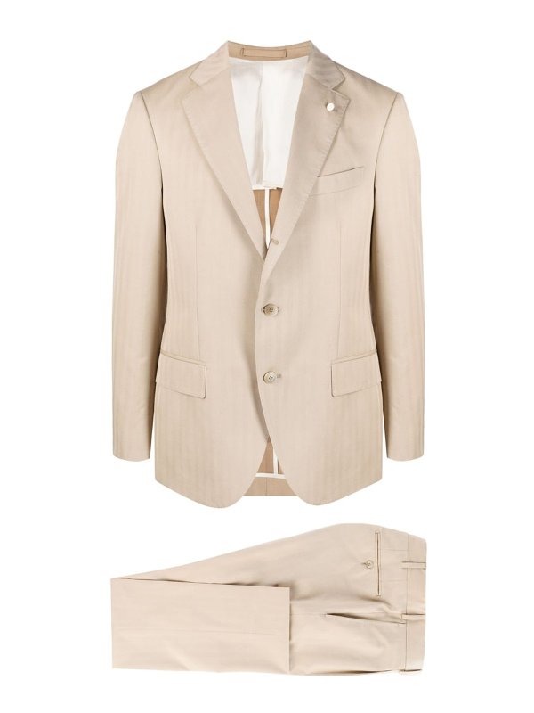 LUIGI BIANCHI MANTOVA: Costumes décontractés - Costume Décontracté - Beige