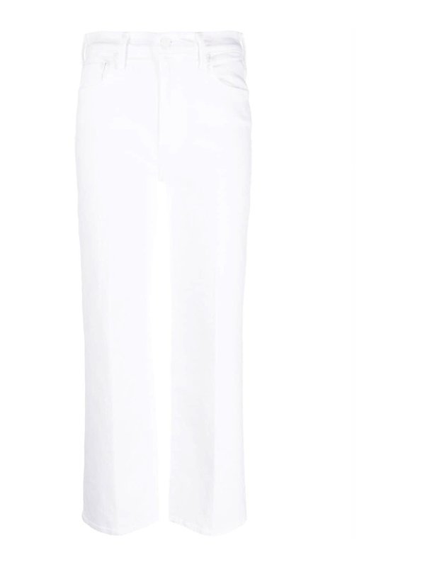 Mother: ストレートジーンズ - ストレートジーンズ - 白