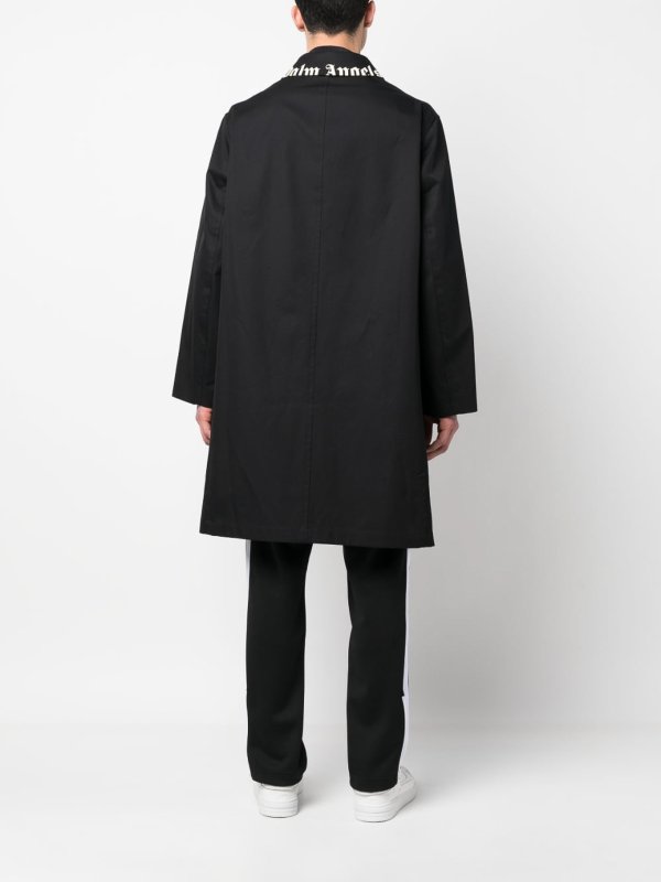 Palm Angels buy online 膝丈コート - 黒
