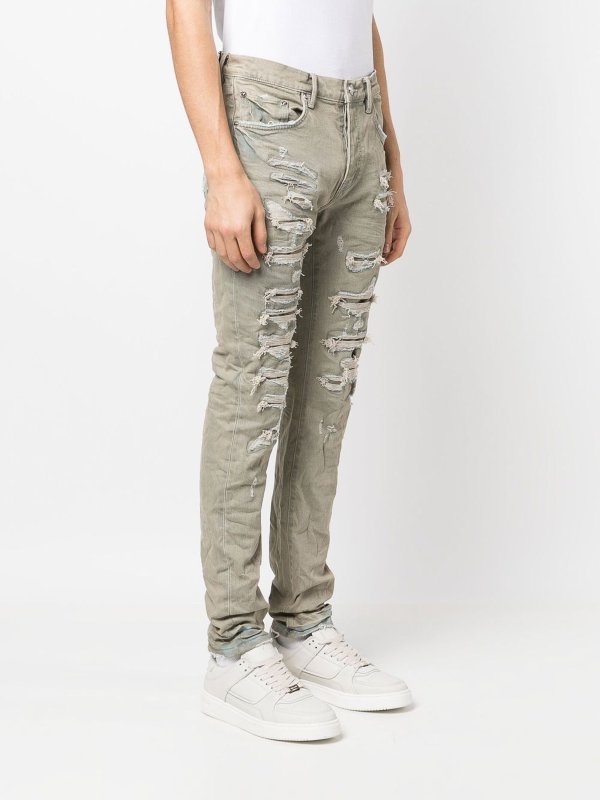 The Best Shops PURPLE BRAND: Jeans Rectos - Vaqueros Rectos - Azul
