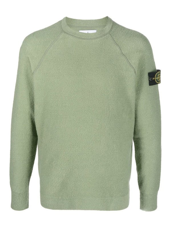 STONE ISLAND: Sweatshirts und Pullover - Sweatshirt - Hellgrün
