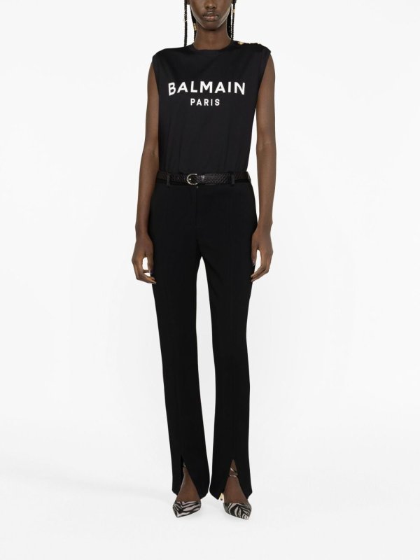 Balmain: Tops & Débardeurs online - Top - Noir