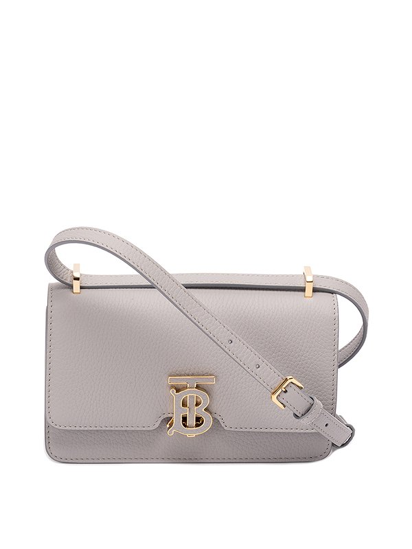 BURBERRY: クロスボディバッグ - クロスボディバッグ - グレー
