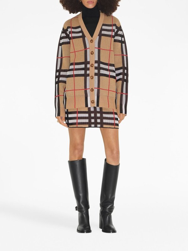 BURBERRY: カーディガン online - カーディガン - ベージュ