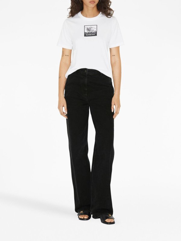 BURBERRY: t-shirt online - T-shirt con ricamo