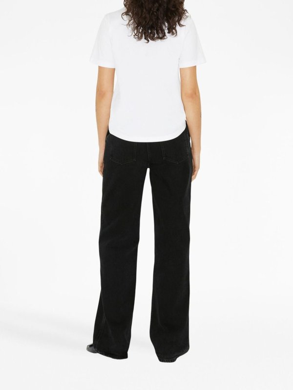 The Best Shops BURBERRY: t-shirt - T-shirt con ricamo