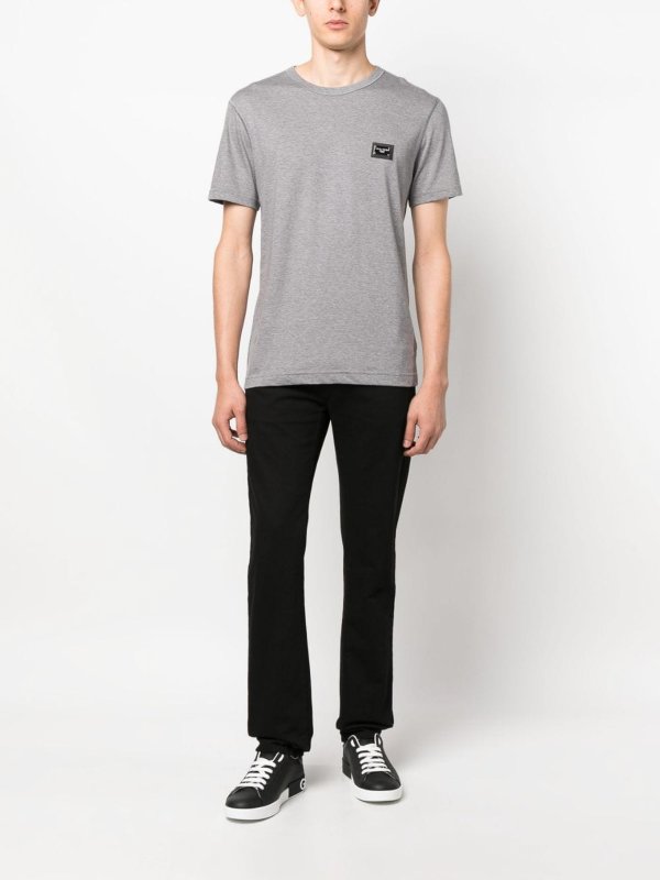 Dolce & Gabbana T-shirt - Grey - Men | G8PT1TG7F2IS8291