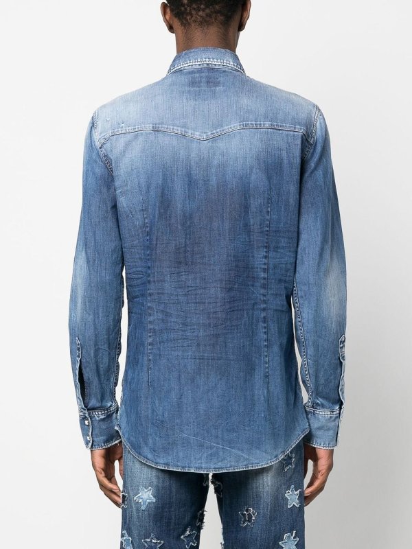 DSQUARED2 buy online Camisa - Azul Oscuro