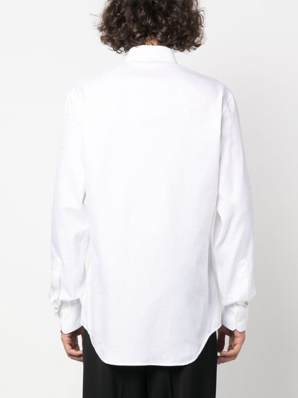 camicia informale `versace all over` shop online: VERSACE