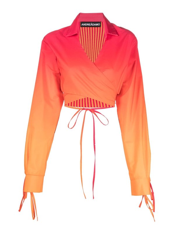 ANDREĀDAMO: カーディガン - カーディガン - オレンジ