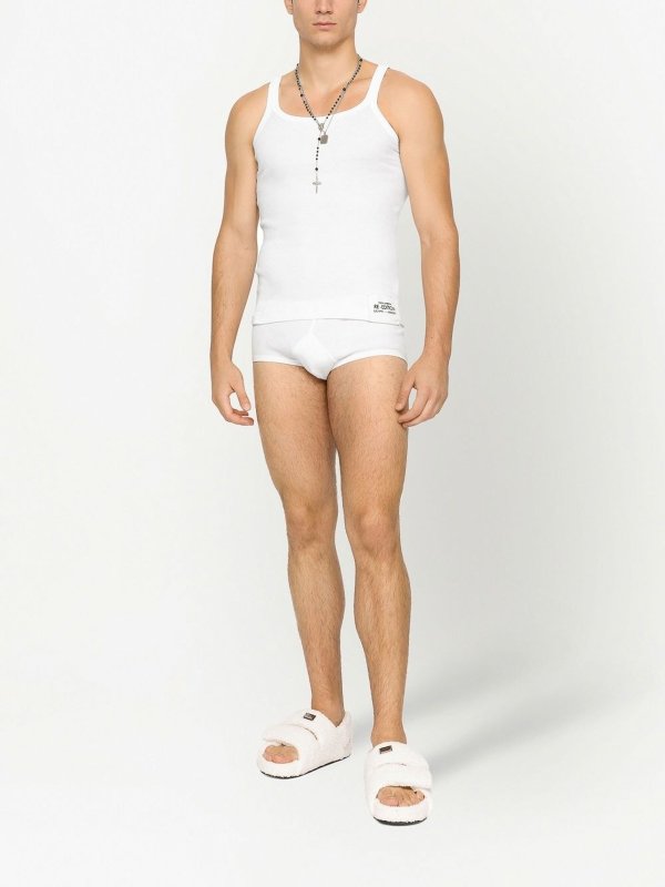 `marcello` tank top undershirt shop online: DOLCE & GABBANA