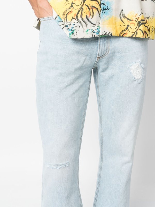 The Best Shops ERL: casual trousers - Distressed denim pants
