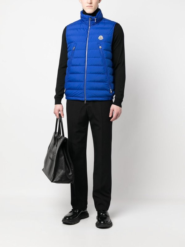 MONCLER: Westen online - Weste - Blau