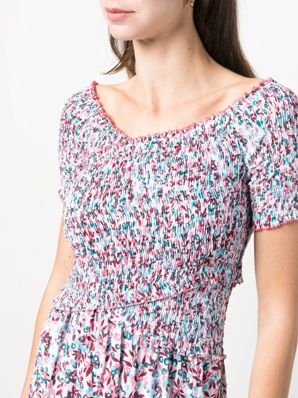 膝丈ドレス - ライトブルー shop online: POUPETTE ST BARTH