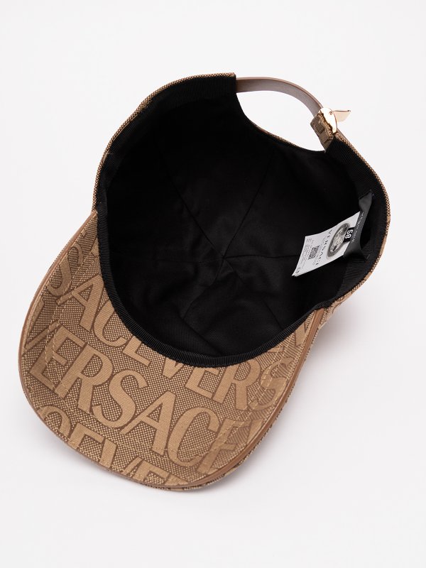 `versace` logo baseball cap shop online: VERSACE