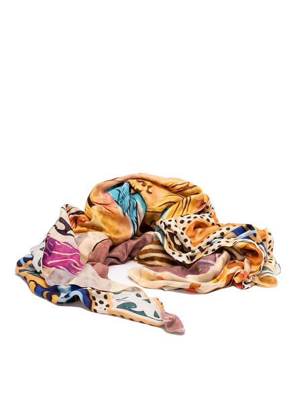 TALKING WALLS: スカーフ - スカーフ - マルチカラー