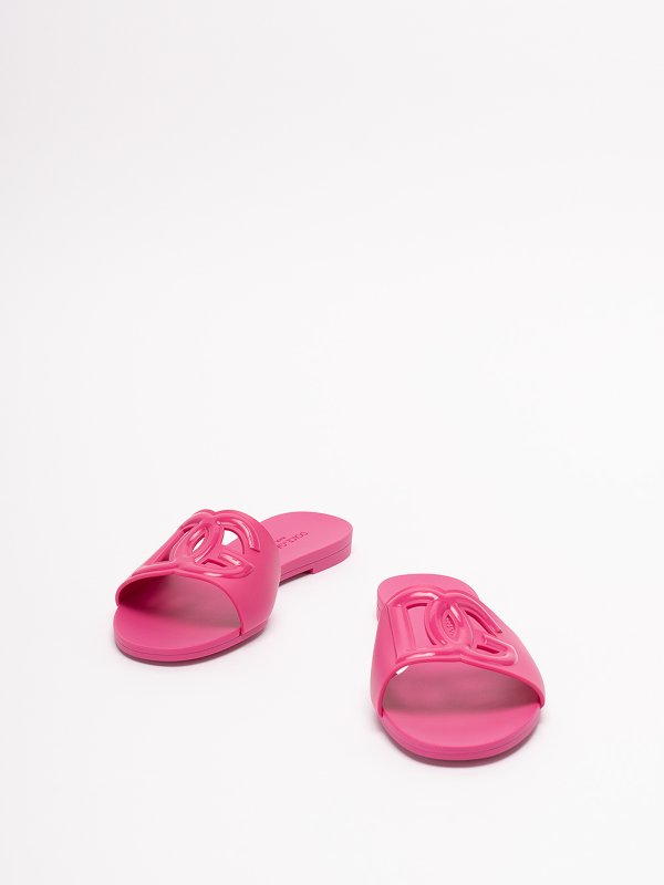 DOLCE & GABBANA: ビーチサンダル online - ビーチサンダル - フクシア