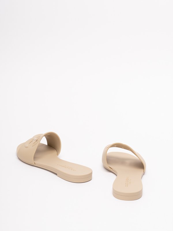 The Best Shops DOLCE & GABBANA: flip flops - Rubber beachwear slides with dg logo