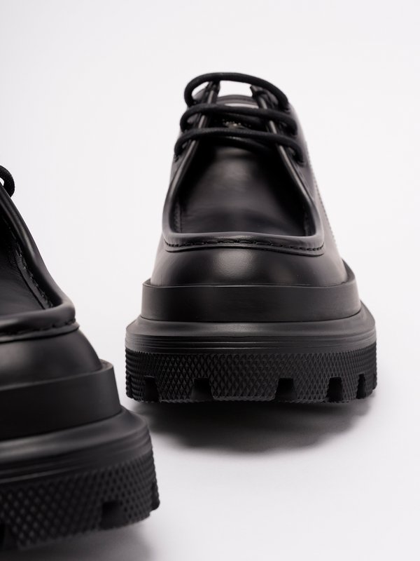 DOLCE & GABBANA buy online Scarpe derby `trek` in pelle spazzolata