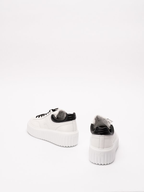 The Best Shops HOGAN: trainers - `h stripes` leather sneakers