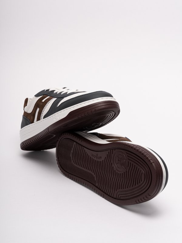`h630` leather sneakers shop online: HOGAN