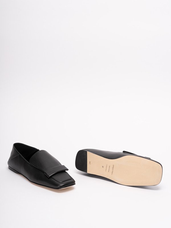 ローファー - 黒 shop online: SERGIO ROSSI
